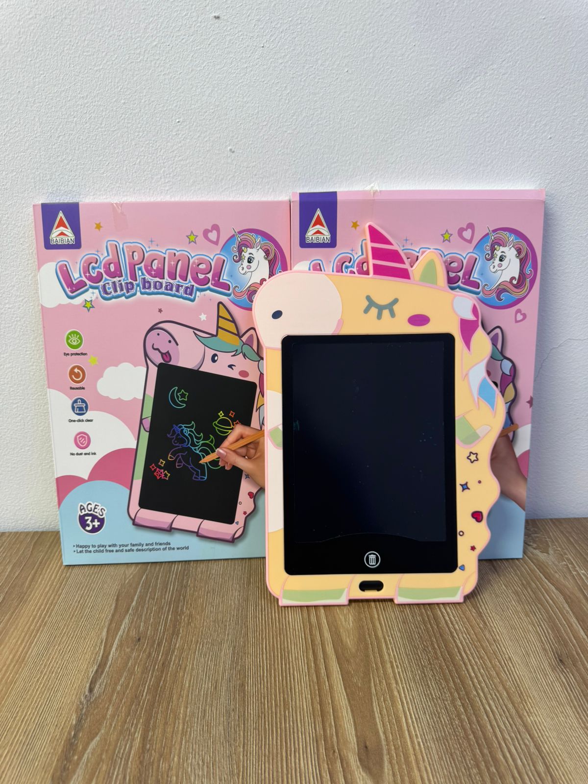Tablero Mágico  Escritura Lcd Unicornio